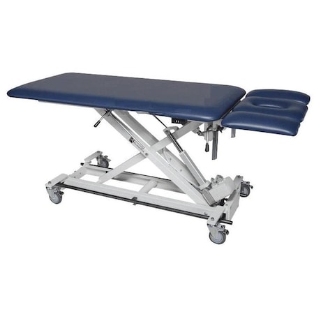 ARMEDICA Hi-Lo Table w/ Bar Height Control, 2 Section & Armrest, Imp. Blue AMBAX2500-IBL